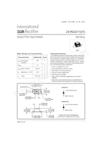 245NQ015R Datasheet Copertura