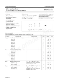 BYD77D Datasheet Pagina 2