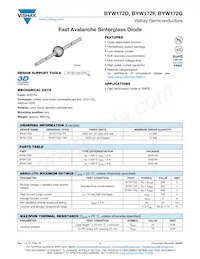 BYW172G-TR Datenblatt Cover