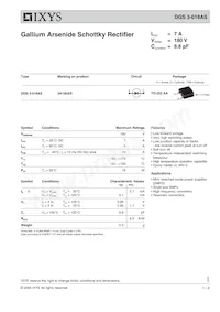 DGS3-018AS Datasheet Copertura