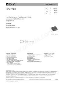 DPG10IM300UC-TRL Datasheet Copertura