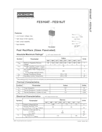 FES16JT Datasheet Cover