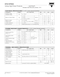 HFA15PB60 Datasheet Page 2