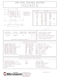 HS24515E3 Datasheet Cover