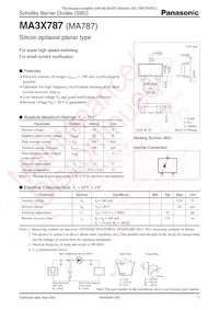 MA3X78700L Datasheet Copertura