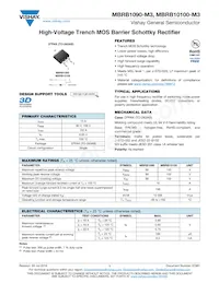 MBRB10100CT-E3/8W Datasheet Cover