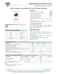 MBRB10100CT-E3/8W數據表 封面