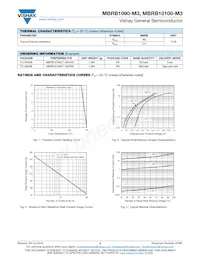 MBRB10100CT-E3/8W數據表 頁面 2