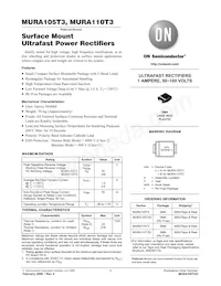 MURA105T3 Datasheet Copertura