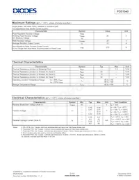 PDS1040Q-13 Datasheet Pagina 2