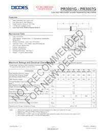 PR3007G-T Datasheet Copertura