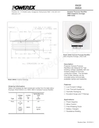 RA202036XX Datasheet Cover