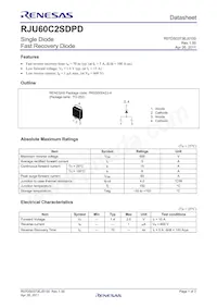 RJU60C2SDPD-E0#J2 Datenblatt Cover