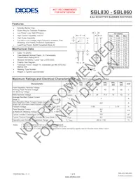 SBL860 Datasheet Copertura