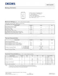 SBR1045SP5Q-13D Datasheet Pagina 2