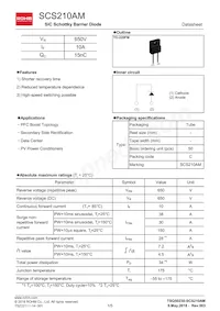 SCS210AMC數據表 封面