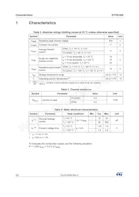 STPSC406D數據表 頁面 2