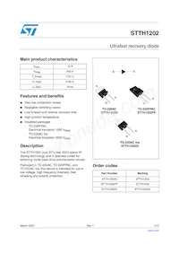 STTH1202FP數據表 封面