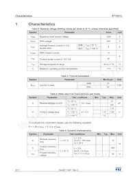 STTH212 Datenblatt Seite 2