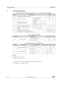 STTH8R04G Datasheet Page 2