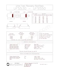 UFS550G/TR13 Datasheet Cover