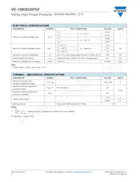 VS-10BQ030TRPBF Datasheet Pagina 2