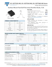 VS-10ETF06STRL-M3數據表 封面