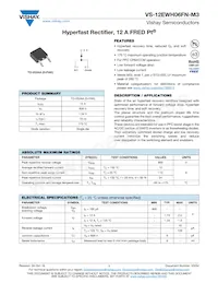 VS-12EWH06FNTRR-M3 Datenblatt Cover