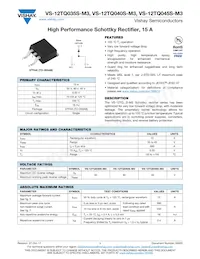 VS-12TQ045STRR-M3 Datasheet Copertura