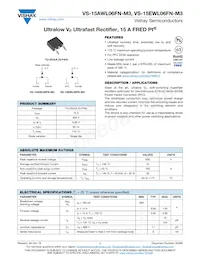 VS-15EWL06FNTRR-M3 Datasheet Cover