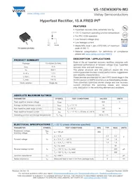 VS-15EWX06FNTRR-M3 Datasheet Copertura