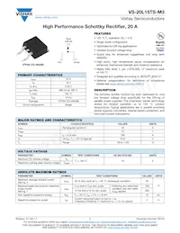 VS-20L15TSTRR-M3 Datasheet Cover