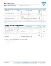 VS-30BQ015PBF Datasheet Pagina 2