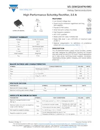 VS-30WQ04FNTRRHM3 Datenblatt Cover