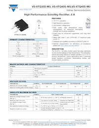 VS-6TQ045STRR-M3 Datasheet Copertura