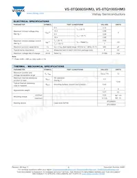 VS-8TQ080STRRHM3 Datasheet Pagina 2