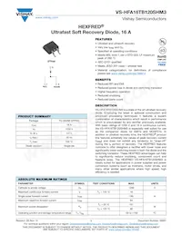 VS-HFA16TB120SRHM3 Datasheet Copertura