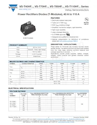 VS-T110HF80 Datenblatt Cover