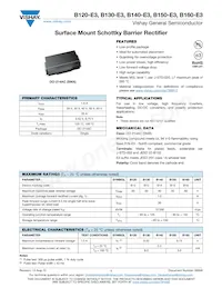 B150-E3/5AT Datasheet Cover