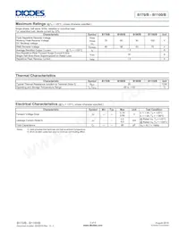 B180B-13-F Datasheet Pagina 2