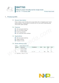 BAT760F Datasheet Pagina 2