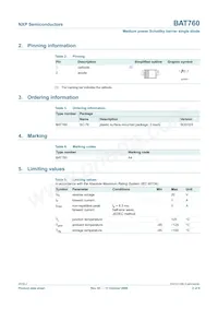 BAT760F Datasheet Page 3