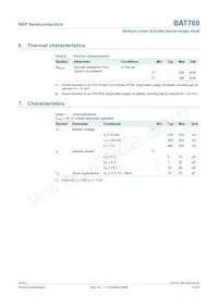 BAT760F Datasheet Pagina 4