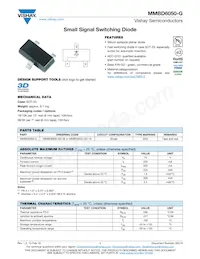 MMBD6050-G3-08 Datenblatt Cover