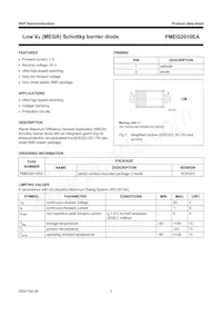 PMEG2010EAZ Datasheet Pagina 3