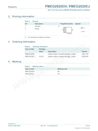 PMEG2020EJF Datasheet Pagina 2