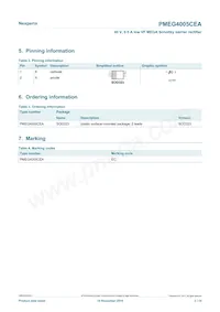 PMEG4005CEAX數據表 頁面 2