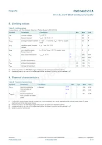 PMEG4005CEAX Datasheet Pagina 3