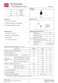 SCS208AGC Datasheet Copertura