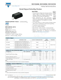 SD103BW-HE3-08 Datasheet Cover